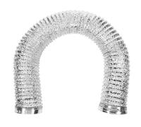 HAMPPLIES Tuyau de Ventilation Aluminium Épais Diamètre Gaine Flexible Résistante Chaleur pour Ventilation Cvc Extracteur Sèche Linge