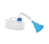 HAMPPLIES Urinoir Portable Pliable Unisexe pour Voiture et Voyage Bouteille Réutilisable Plastique Étanche avec Tuyau Flexible et Entonnoir pour Activités Extérieures et Urgences