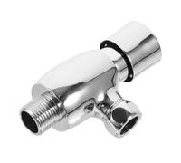 HAMPPLIES Valve de Chasse Eau pour Urinoir Cuivre avec Bouton Poussoir Manuel Valve à Retard Intégrée Étanche pour Publiques et