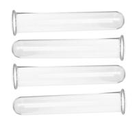 HAMPPLIES Vase Hydroponique Tubes De Multiplication en Verre Transparent 4 Pcs pour Propagation des Plantes Intérieur Décoration Murale Support Original