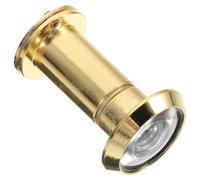 HAMPPLIES Visionneuse de Porte Anti-épié Inox et Verre Oculaire avec Couvercle pour Portes Appartement et Hôtel Épaisseur Protection et Sécurité