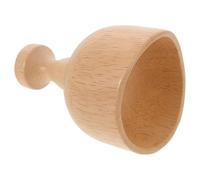 HAMPPLIES Wooden Gua Sha Tool For Body And Neck Massage Smooth Portable Wood Scraping Cup For Muscle Relief And Circulation Safe Handheld Massage Kit