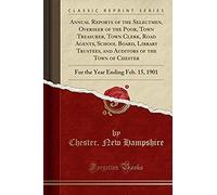 Hampshire, C: Annual Reports Of The Selectmen, Overseer Of T