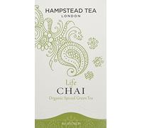Hampstead Tea London Life Chai Thé Vert Epicé Biologique Thé Vert Epice Darjeeling Vita Chai Biologique - 1 x 20 Sachets (40 Grammes)