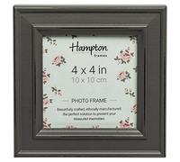Hampton Frames Paloma PAL301944G - Cadre Photo Vieilli - Carré - Gris - 10 x 10 cm