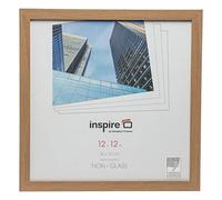 Hampton Frames SORBONNE SOR1212NG - Cadre photo carré en plexiglas sans verre - Effet chêne - Format 12x12 (30 x 30 cm)