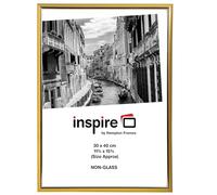 Hampton Frames | Cadre photo EASYLOADER EAS3040GDPX | 30x40 cm, doré, acrylique sans verre | Profil 15 mm, dos rabattable, montage mural | Décoration intérieure