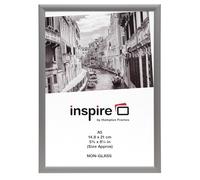Hampton Frames Cadre photo en aluminium argenté A5 (15 x 21 cm) ALI9A5NG