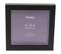 Hampton Frames Cadre photo, noir, 15 x 15 cm