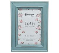 Hampton Frames Paloma PAL301946B - Cadre Photo Vieilli Chic - Bleu - 10 x 15 cm
