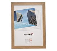 Hampton Frames, Cadre photo Sorbonne A4, effet chêne, MDF, plexiglas sans verre | 21x30 cm | À poser ou mural, support inclus | Décoration intérieure, affichage élégant