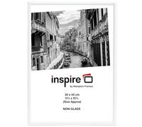 Hampton Frames, Cadre photo EASYLOADER EAS3040WHPX, 30 x 40 cm, blanc, plastique et aluminium | Plexiglas incassable, fixation murale, ouverture facile | Affichage posters