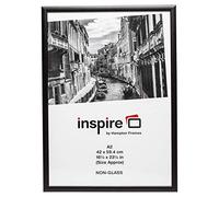 Hampton Frames Noir Bois Mat Noir Bois a2 42x59 cm Certificat Photo Cadre Pas Verre Ouverture Affichage pawfa2bblk