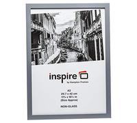 Hampton Frames Zurich Cadre Photo en Bois de qualité en Acrylique (sans Verre) Gris A3 (30 x 42 cm) ZURA3GRY