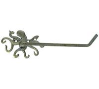 Hampton Nautical Porte-Serviettes en Forme de Pieuvre en Fonte Bronze Antique 28 cm