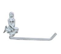 Hampton Porte-Papier Toilette en Fonte délavé à la Chaux Motif sirène 25,4 cm pour Salle de Bain, Plage, décoration de Maison