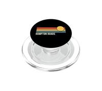Hampton Roads Virginia Design rétro Coucher de Soleil PopSockets PopGrip pour MagSafe