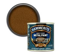 HAMRITE - Peinture pour Métal Hammerite - Cuivre, 250 ML | S'applique directement sur le métal rouillé et utilise la technologie silicone pour aider à sceller l'humidité.