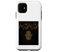 Hamsa Mauvais Œil Main de Fatma Mandala Protection Spirituelle Coque pour iPhone 11