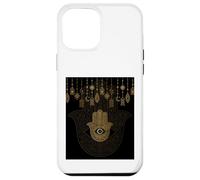 Hamsa Mauvais Œil Main de Fatma Mandala Protection Spirituelle Coque pour iPhone 12 Pro Max