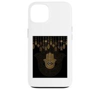 Hamsa Mauvais Œil Main de Fatma Mandala Protection Spirituelle Coque pour iPhone 13