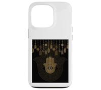 Hamsa Mauvais Œil Main de Fatma Mandala Protection Spirituelle Coque pour iPhone 13 Pro