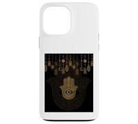 Hamsa Mauvais Œil Main de Fatma Mandala Protection Spirituelle Coque pour iPhone 13 Pro Max