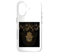 Hamsa Mauvais Œil Main de Fatma Mandala Protection Spirituelle Coque pour iPhone 17