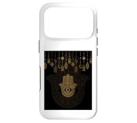 Hamsa Mauvais Œil Main de Fatma Mandala Protection Spirituelle Coque pour iPhone 17 Pro