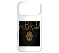 Hamsa Mauvais Œil Main de Fatma Mandala Protection Spirituelle Coque pour iPhone 17 Pro Max
