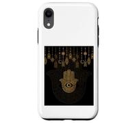 Hamsa Mauvais Œil Main de Fatma Mandala Protection Spirituelle Coque pour iPhone XR