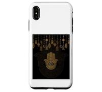 Hamsa Mauvais Œil Main de Fatma Mandala Protection Spirituelle Coque pour iPhone XS Max