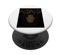 Hamsa Mauvais Œil Main de Fatma Mandala Protection Spirituelle PopSockets PopGrip Adhésif