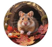Hamster 1000 Piece Jigsaw Puzzle for Adults Challenging Game Stress Relief Puzzle Cultivate The Spirit of Teamwork for Family Decorations 1000pcs (67.5x67.5cm)