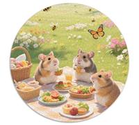 Hamster 1000 Pieces Jigsaw Puzzles for Adults Educhational Games Stress Relieving Entertainment Cultivate The Spirit of Teamwork for Adults Gifts 1000pcs (67.5x67.5cm)