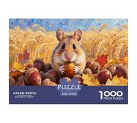 Hamster 1000 Pièces Puzzle pour Adultes, Parfait pour Les Amateurs De Puzzles, Cadeau d'anniversaire, Jeu Éduchatif, Qualité Premium 70x50cm/1000pcs
