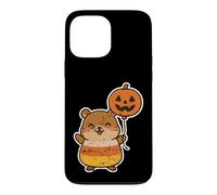 Hamster avec Ballon Citrouille Halloween Coque pour iPhone 13 Pro Max