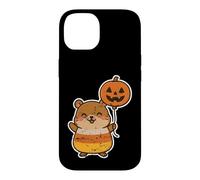 Hamster avec Ballon Citrouille Halloween Coque pour iPhone 14