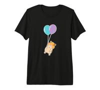 Hamster avec Ballon d'anniversaire T-Shirt Haut de Gamme
