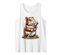 Hamster avec épée guerrier courageux Débardeur