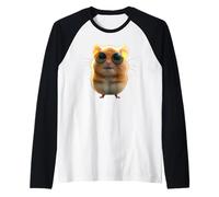 Hamster avec Lunettes de Soleil Rongeur Hamster des Champs Manche Raglan