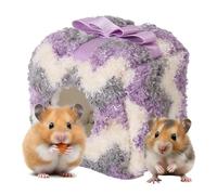 Hamster Bed - lit en Peluche Douce pour l'hiver - pour intérieur et extérieur, Maison, Famille, Chinchilla Ferret Mice Seamlessly Into Divers Oiseaux hérisson Golden Bear Bunny Squirrel