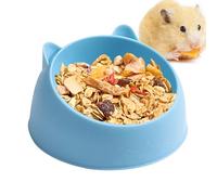 Hamster Bowl, Guinea Pig Food Bowl, ABS Material, Non-Tip Design, Bread and Water Dish for Small Animals, Prevent Tipping, Ideal for Hamsters, Guinea Pigs, Rabbits, 5.12x2.68 in, 1 Unit