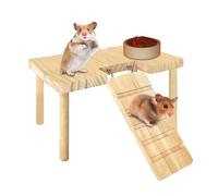 Hamster Bridge Toys - Patrouille en bois et bois Climat en bois Hamster Pont Jouets Hamster Escalade