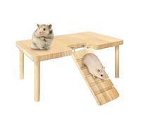 Hamster Bridge Toys - Patrouille en bois et bois Climat en bois Hamster Pont Jouets Hamster Escalade