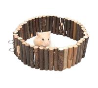 Hamster Bridge - Wooden Bendable Fence, Hamster Ladder Bridge for Habitat Enrichment, Premium-Quality Natural Fence, Long-Lasting Climbing Toy with Flexible Build, Secure Ramp for Burrowing and Hiding