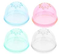 Hamster Cage Hole Cover 4pcs Tunnel De Hamster Tunnel De Hamster Tube Externe Bouchon De Bouchon De Bouchon D'extrémité De Bouchon D'extrémité avec des Trous Ventilés (Couleur Aléatoire)