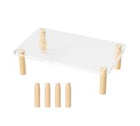 Hamster Cage Platforms - Modular Stand, Removable Small Animal Shelf, Ladder and Toy Combo, Sturdy Pet Habitat Addition | Versatile Accessory for Hamsters Mice Gerbils Water Feeder Bottle Playtime
