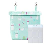 Hamster Cage, Small Ice Pack, Compact Lightweight Portable Insulated Cooling Multi Purpose Reusable Non Toxic, Pet Cooling Plate for Rodents Rabbits Travel Indoor, 10.43x9.45x1.97Inches, Light Blue