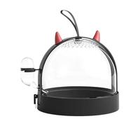 Hamster Carrier, Small Animal Travel Cage, 7.17x7.17x6.22 inches 180 Revolving Side Door, Portable Carrying Case, Ideal for Hamsters, Gerbils, Hedgehogs, and Mice Use
